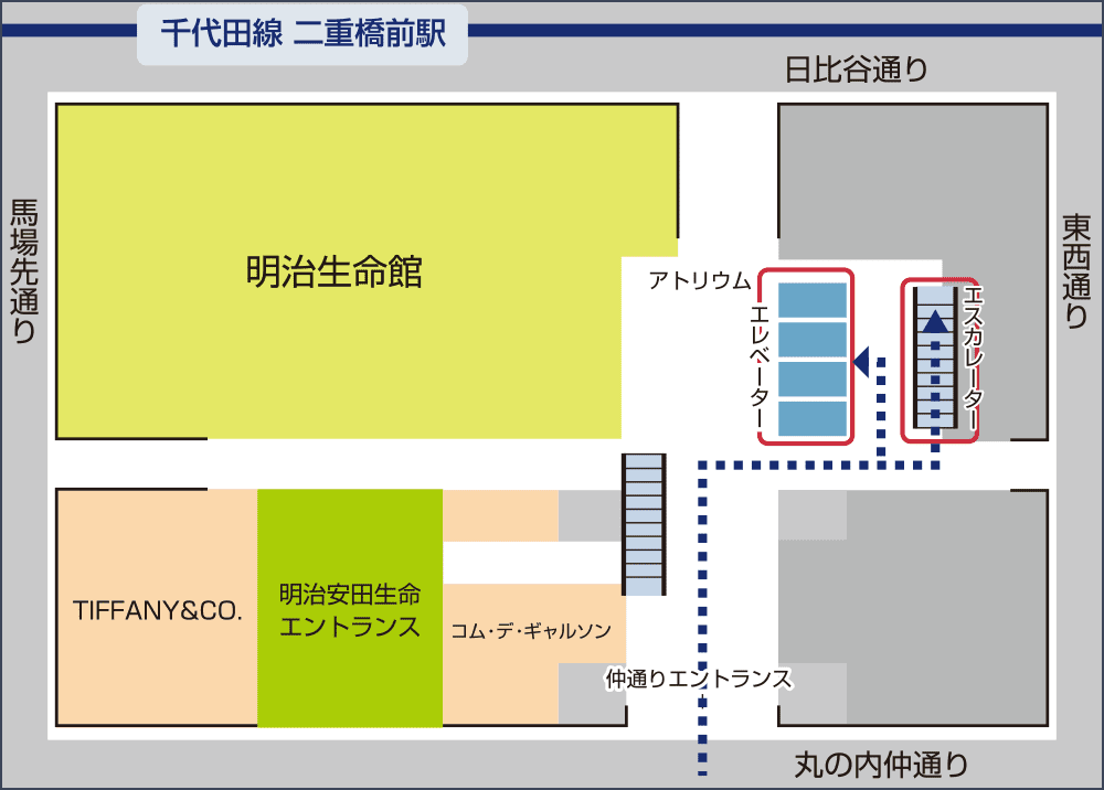 MY PLAZA ホールへのご案内